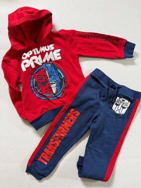 Optimus Prime Hoodie and Pants, Transformers, 4T
